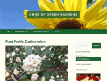 Tablet Screenshot of anneofgreengardens.com